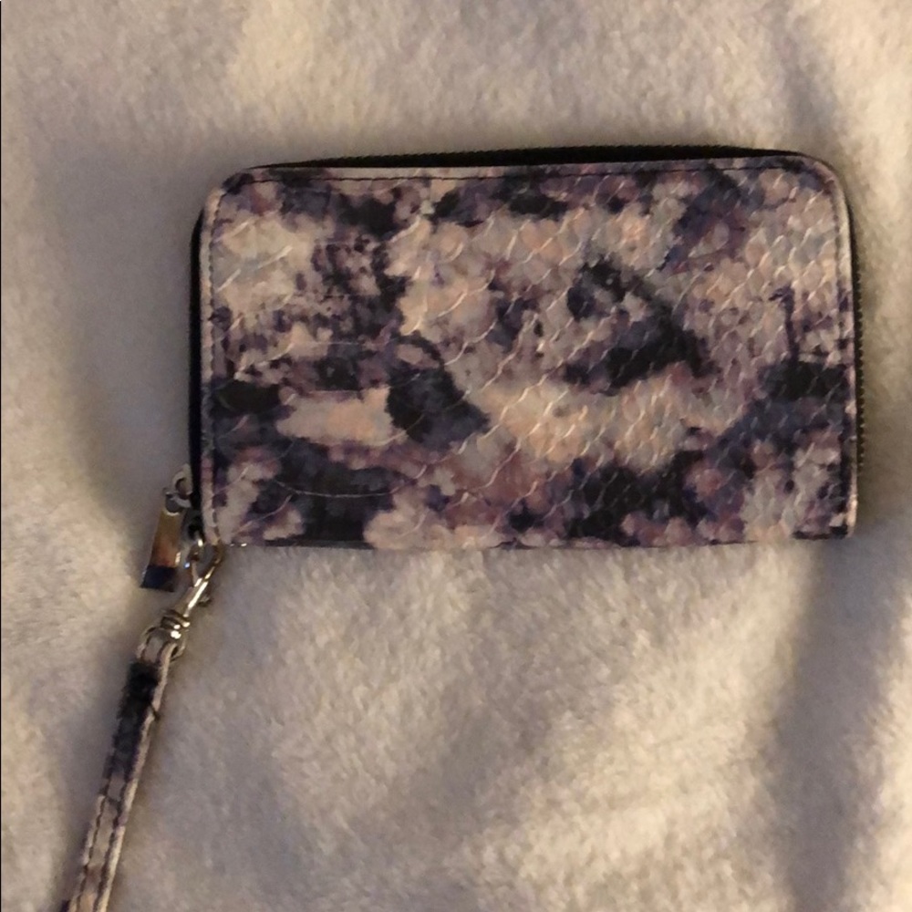 Wallet with wrist strap